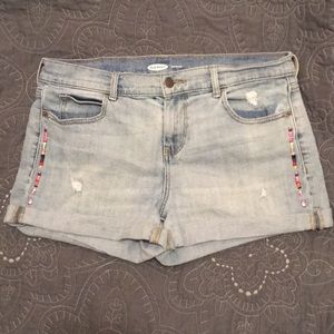 Old navy embroidered shorts